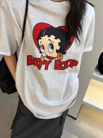 【Tops】キャラクターTシャツ　W12987