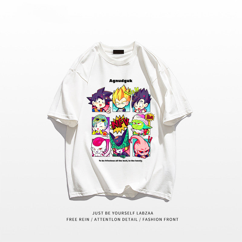 【Tops】プリントTシャツ   W12805