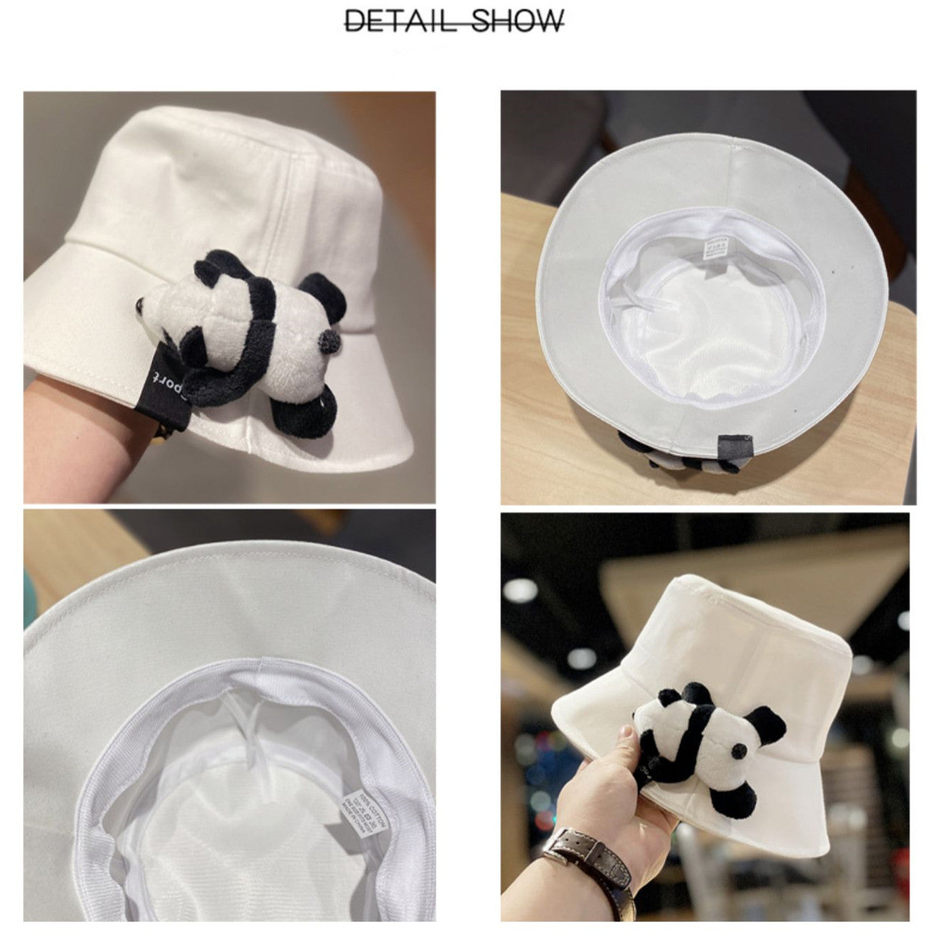 【GOODS】6色展開PANDAサファリハット   W12861