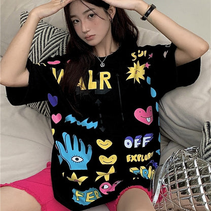 【Tops】プリントＴシャツ　Z6835