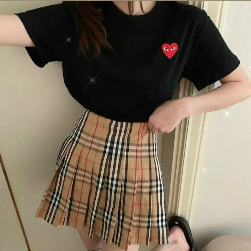 【Tops】ハート♡Ｔシャツ　 W12898