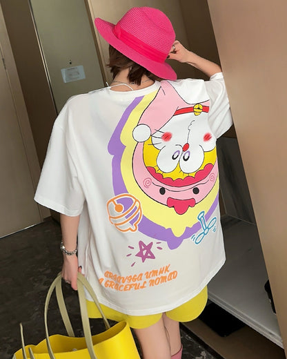 【Tops】プリントＴシャツ　Z6851