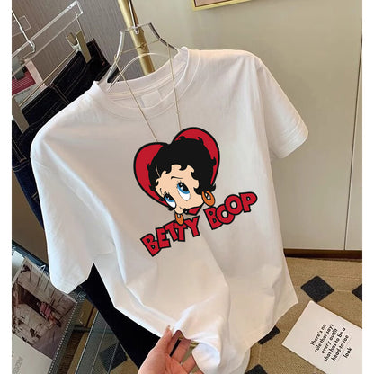 【Tops】キャラクターTシャツ　W12987