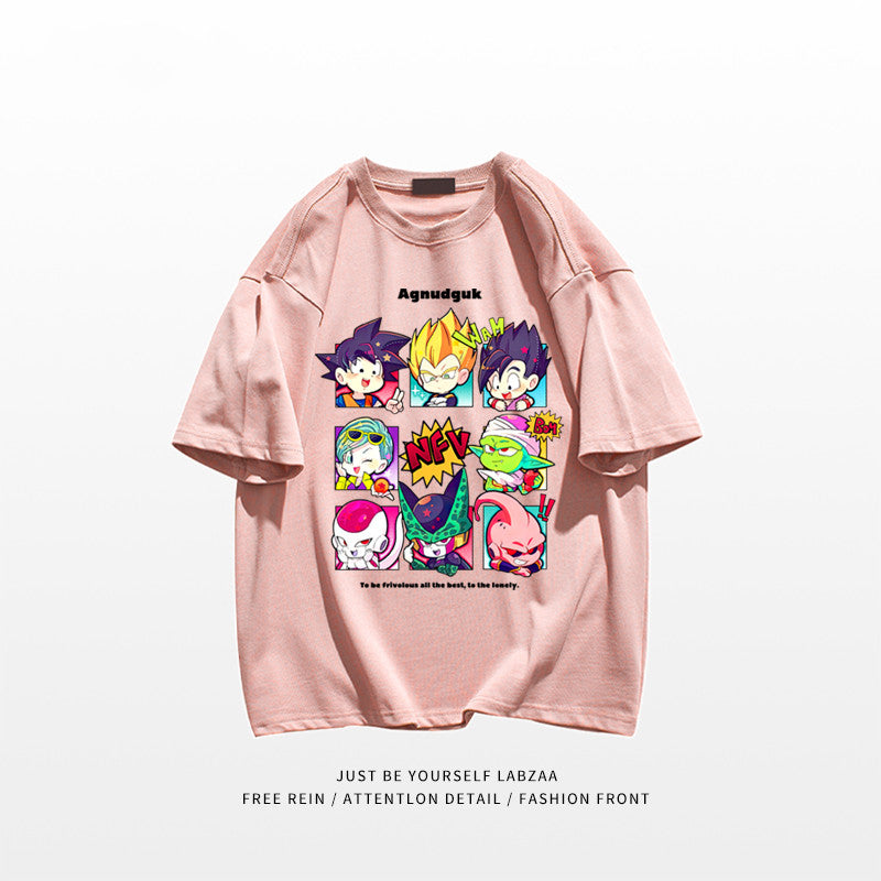 【Tops】プリントTシャツ   W12805